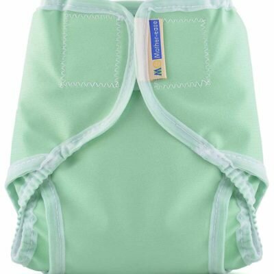 Mother-ease -Rikki-Velcro-Diaper Cover-Seafoam-Green