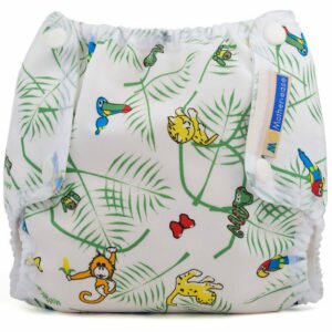 Mother-ease Airflow Snap Closure Diaper Cover- Rainforest